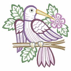 Hola Mola Tropical Birds 07(Sm) machine embroidery designs
