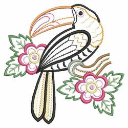 Hola Mola Tropical Birds 09(Md) machine embroidery designs