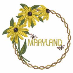 State Flowers 2 10(Lg) machine embroidery designs