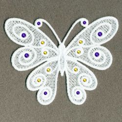 FSL Crystal Butterflies 03 machine embroidery designs