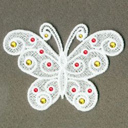 FSL Crystal Butterflies 07 machine embroidery designs