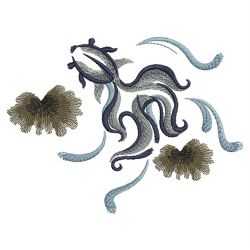 Brush Painting Goldfish(Md) machine embroidery designs