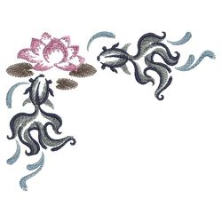 Brush Painting Goldfish 06(Sm) machine embroidery designs