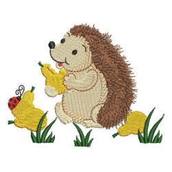 Adorable Hedgehog 03 machine embroidery designs