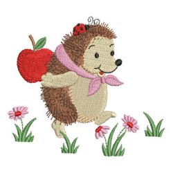 Adorable Hedgehog 06 machine embroidery designs