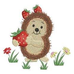 Adorable Hedgehog 09 machine embroidery designs