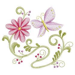 Vintage Flutterbys 07(Md) machine embroidery designs