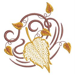 Falling Leaves 01(Lg) machine embroidery designs