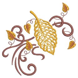 Falling Leaves 02(Lg) machine embroidery designs