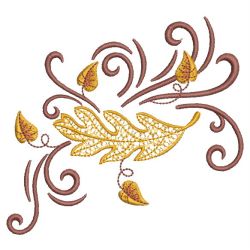 Falling Leaves 05(Lg) machine embroidery designs