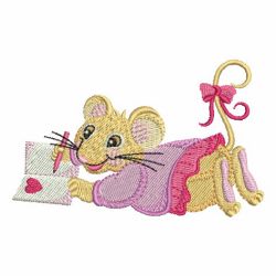 Valentine Mouse 02 machine embroidery designs