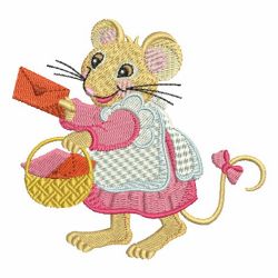 Valentine Mouse 03 machine embroidery designs