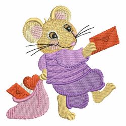 Valentine Mouse 04 machine embroidery designs