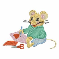 Valentine Mouse 09 machine embroidery designs