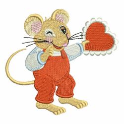 Valentine Mouse 10 machine embroidery designs