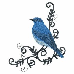 Heirloom Birds 01 machine embroidery designs