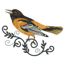 Heirloom Birds 02 machine embroidery designs