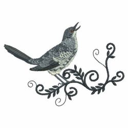 Heirloom Birds 03 machine embroidery designs