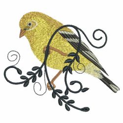 Heirloom Birds 08 machine embroidery designs