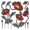 Brush Painting Poppies 08(Lg)