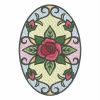 Stained Glass Roses 05