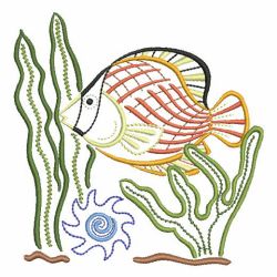 Hola Mola Tropical Fish 02(Md) machine embroidery designs