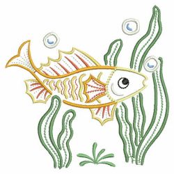 Hola Mola Tropical Fish 03(Md) machine embroidery designs