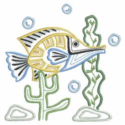 Hola Mola Tropical Fish 06(Lg) machine embroidery designs