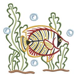 Hola Mola Tropical Fish 09(Lg) machine embroidery designs