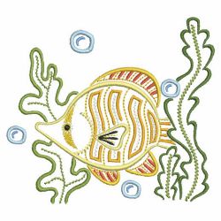 Hola Mola Tropical Fish 10(Sm) machine embroidery designs