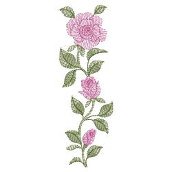 Vintage Rose Blossom 07(Md) machine embroidery designs