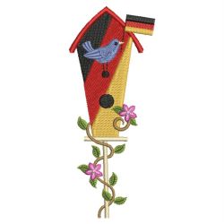 Country Birdhouses 05(Lg) machine embroidery designs