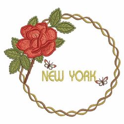 State Flowers 4(Lg) machine embroidery designs