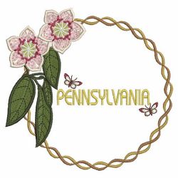 State Flowers 4 08(Sm) machine embroidery designs