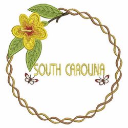 State Flowers 4 10(Lg) machine embroidery designs