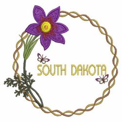 State Flowers 5(Lg) machine embroidery designs