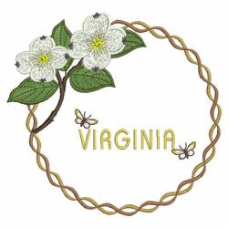 State Flowers 5 07(Sm) machine embroidery designs