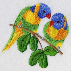 Cute Parrots 4 08 machine embroidery designs
