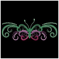 Neon Butterflies 2 02(Md) machine embroidery designs