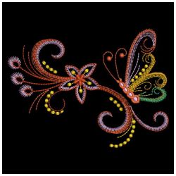 Neon Butterflies 2 06(Lg) machine embroidery designs