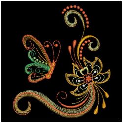Neon Butterflies 2 07(Md) machine embroidery designs