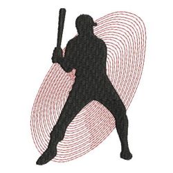 Baseball Player Silhouettes 06