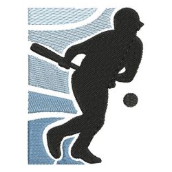 Baseball Player Silhouettes 07