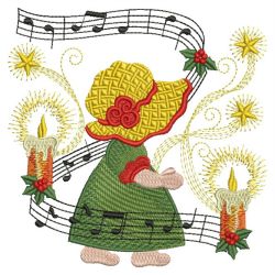 Christmas Sunbonnets 10(Lg) machine embroidery designs