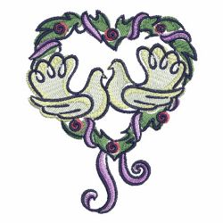 Heirloom Doves 10 machine embroidery designs