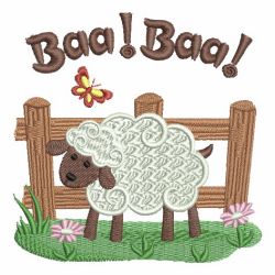 Mary Had A Little Lamb 08 machine embroidery designs