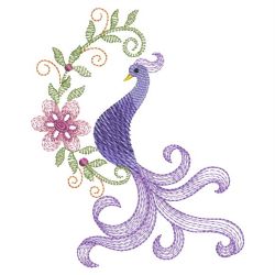 Vintage Jacobean Bird 04(Sm) machine embroidery designs