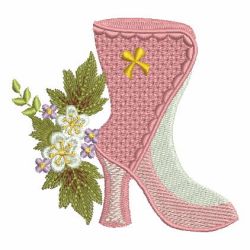 Victorian Boot 05 machine embroidery designs