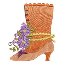 Victorian Boot 07 machine embroidery designs