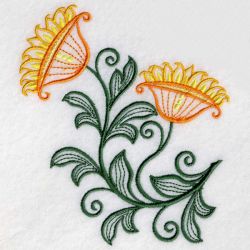 Jacobean Bloom 2 02(Sm) machine embroidery designs